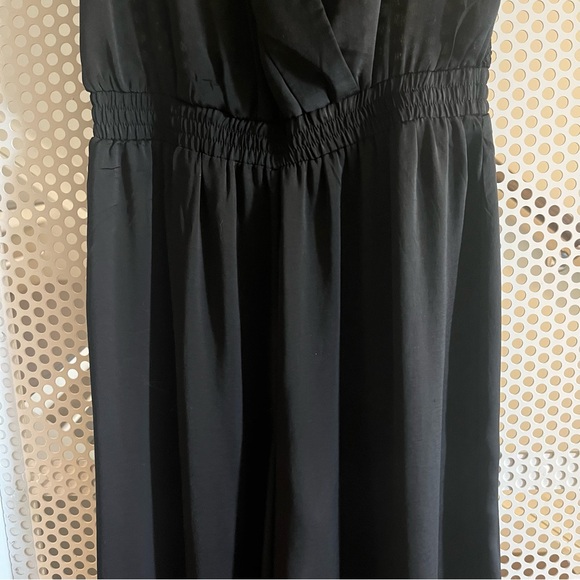 Ark & Co Sleeveless Wide Leg Jumpsuit Size Medium Tall in Black - Picture 9 of 12